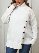 Load image into Gallery viewer, Plus Size Turtleneck Long Sleeve Sweater
