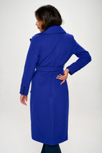 Load image into Gallery viewer, Coalition LA Double-Breasted Longline Coat with Belt
